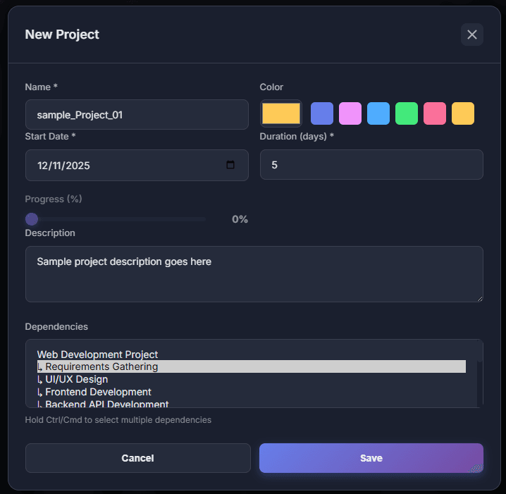 Natural Language Task Creation